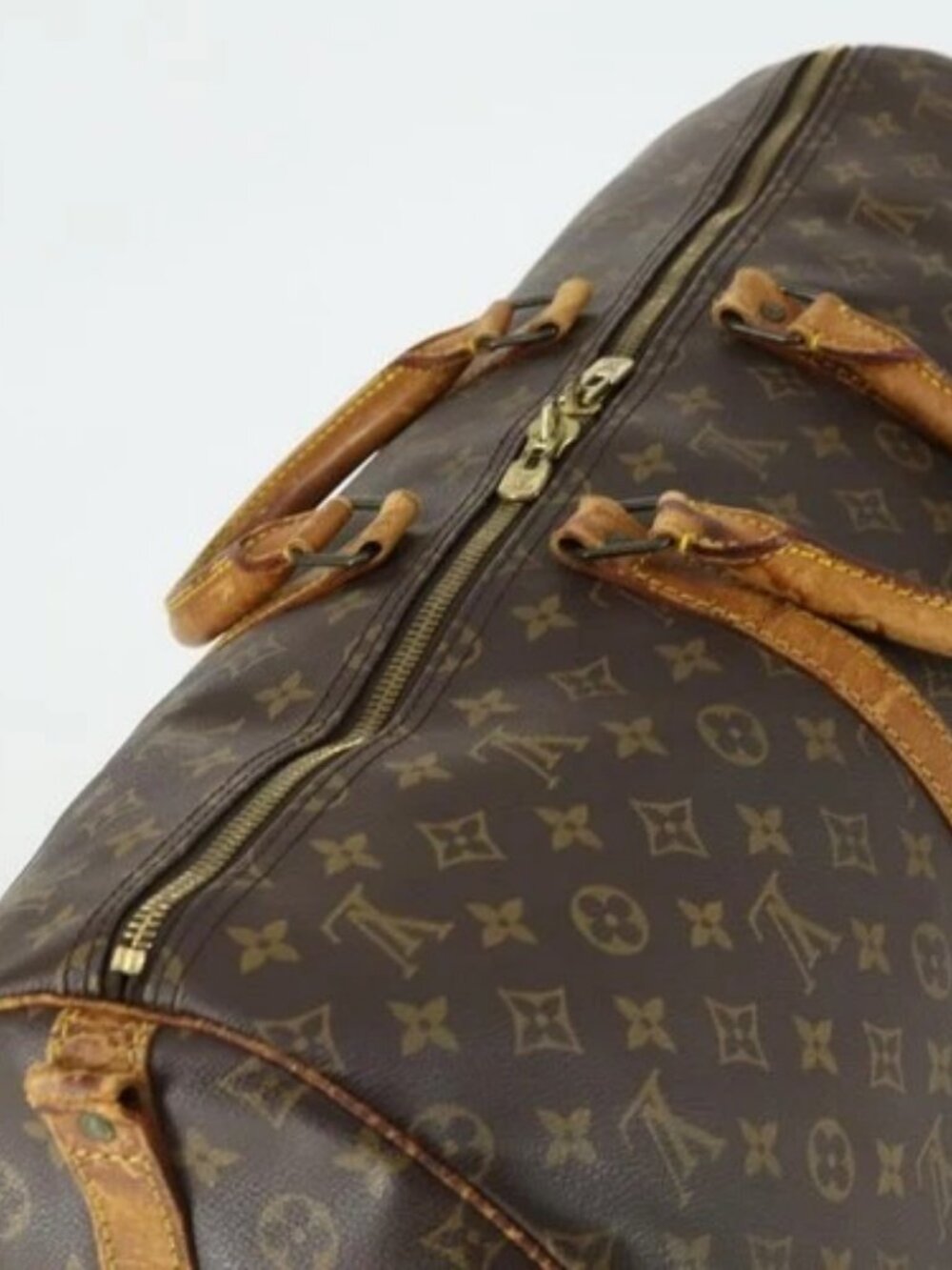 LOUIS VUITTON Monogram Keepall Bandouliere 55 Boston Bag M41414 LV Auth 170219 - Picture 6 of 15
